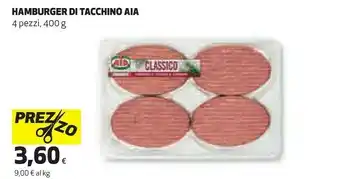 Coop Aia Hamburger Di Tacchino offerta