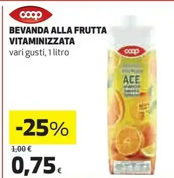 Coop Bevanda Alla Frutta Vitaminizzata offerta