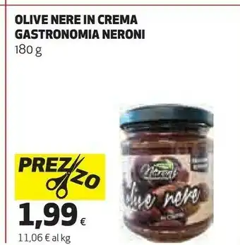 Coop Gastronomia Neroni Olive Nere In Crema 180 G offerta