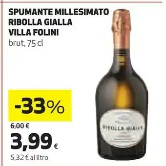 Coop Villa Folini Spumante Millesimato Ribolla Gialla offerta