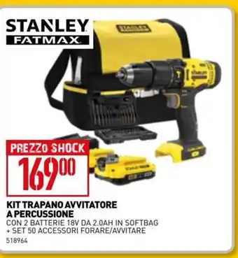 Ottimax Stanley Fatmax Kit Trapano Avvitatore A Percussione offerta