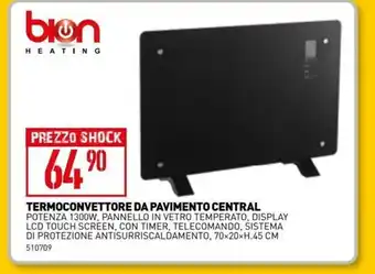 bion Heating Termoconvettore Da Pavimento Central