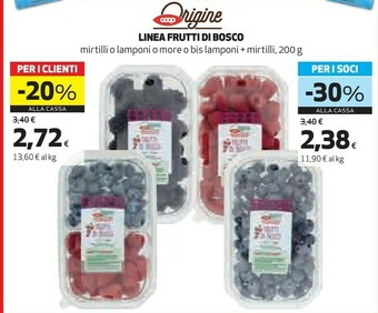Coop Coop Linea Frutti Di Bosco offerta