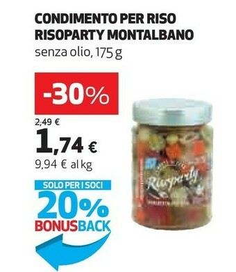 Montalbano Condimento Per Riso Risoparty