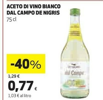 Coop De nigris Aceto offerta