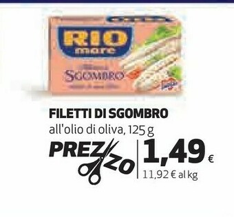 Coop Filetti di sgombro offerta