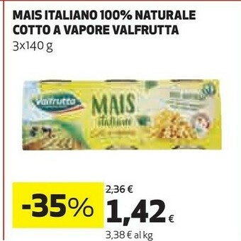 Coop Valfrutta Mais offerta