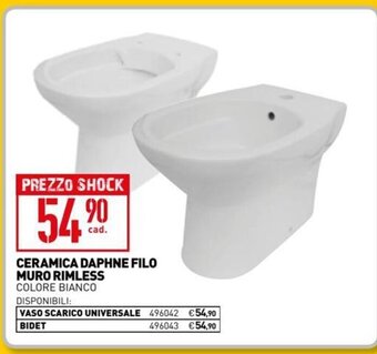 Ceramica Daphne Filo Muro Rimless