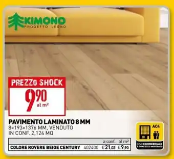 Kimono Pavimento Laminato 8 MM