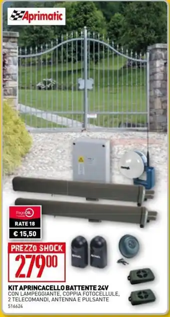 Aprimatic Kit Aprincacello Battente 24V