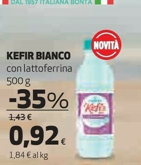 Coop Granarolo Kefir Bianco Con Lattoferrina offerta