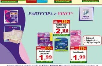 CTS Supermercati Lines Assorbenti lines offerta