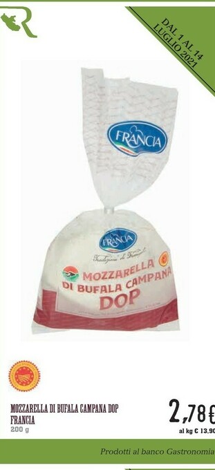 Conad Mozzarella di bufala offerta