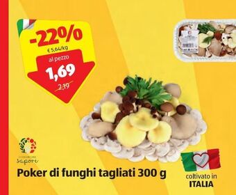 ALDI I colori del sapore poker di funghi tagliati 300 g offerta