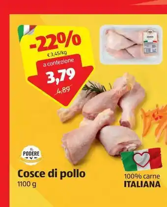ALDI Cosce di pollo il podere offerta