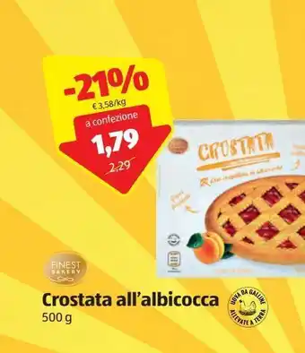 ALDI Finest bakery crostata all''albicocca offerta