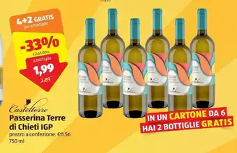 ALDI Passerina nera di chietti igp 4.+2 gratis offerta