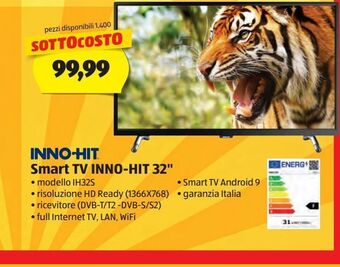 ALDI Smart tv inno hit 32"" offerta