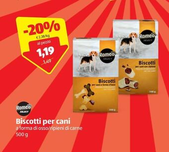 Romeo biscotti per cani