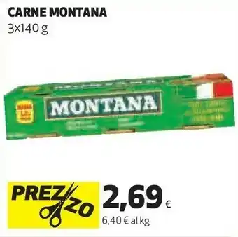 Ipercoop Montana Carne in scatola offerta