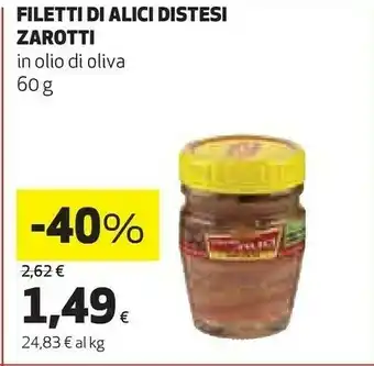 Ipercoop Zarotti Alici offerta