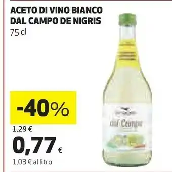 Ipercoop De nigris Aceto offerta