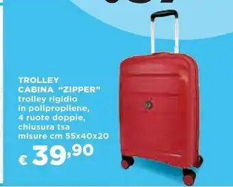 Ipercoop Zipper Trolley offerta