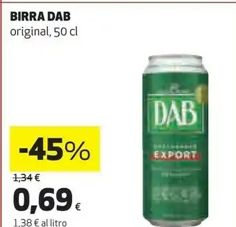 Ipercoop Dab Birra 500 G(ml) offerta