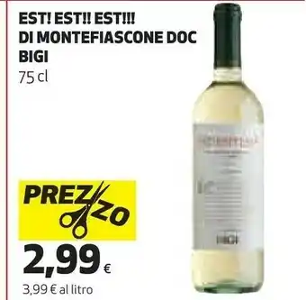 Ipercoop Bigi Est! Est!! Est!!1 Di Montefiascone Doc 75 Cl offerta