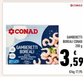 Supermac Supermercati Gamberetti Boreali Conad 200 g offerta