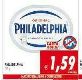 Pim Supermercati Philadelphia Formaggio spalmabile offerta