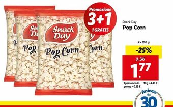 Lidl Popcorn offerta