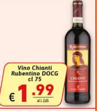 Ipercarni Vino Chianti Rubentino DOCG 75cl offerta