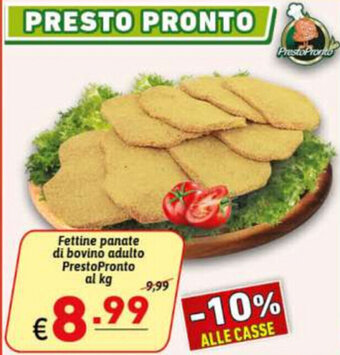 Ipercarni Fettine panate di bovino adulto PrestoPronto offerta