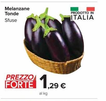 Carrefour Market Melanzane tonde sfuse offerta