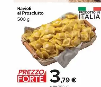 Carrefour Market Ravioli al prosciutto 500g offerta