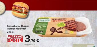 Carrefour Market Sensational burger garden gourmet 226 g offerta