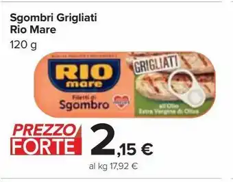 Carrefour Market Sgombri grigliati rio mare 120g offerta