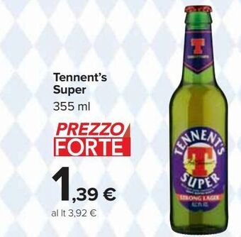 Carrefour Market Tennent's super 355 ml offerta