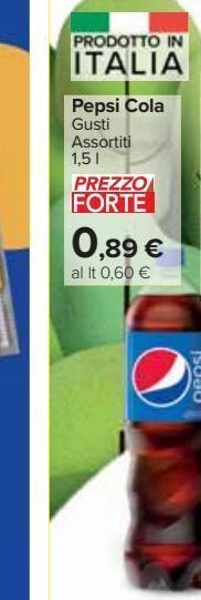 Carrefour Market Pepsi cola gusti assortiti 1.5 l offerta