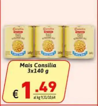 Ipercarni Mais Consilia 3x140g offerta
