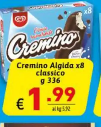 Cremino Algida x 8 336g