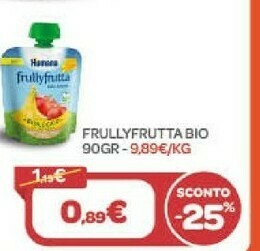 Bimbo Store Humana Frullyfrutta Bio offerta