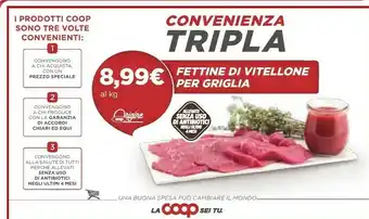 Coop Fettine Di Vitellone Per Griglia offerta