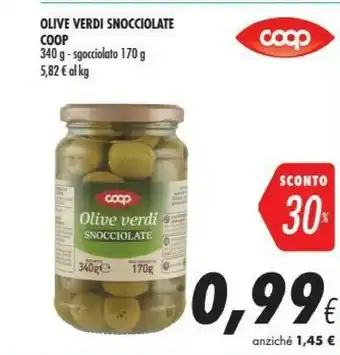 Coop Coop Olive Verdi Snocciolate offerta