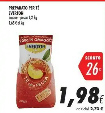 Coop Everton Preparato Per Te Everton Limone offerta