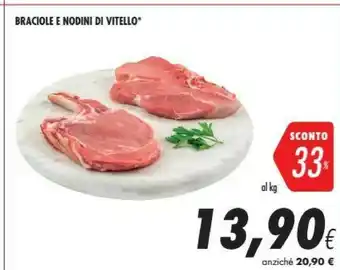 Coop Braciole E Nodini Di Vitello offerta