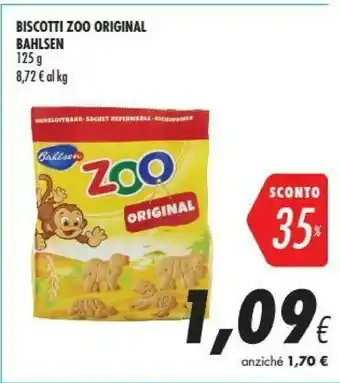Coop Bahlsen Bahlsen - Zoo Original 125 g(ml) offerta