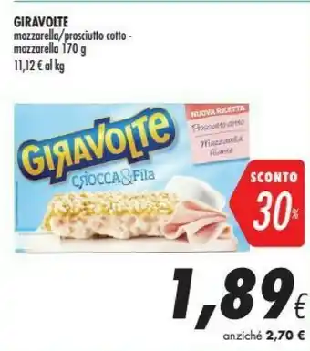Coop Giravolte Mozzarella offerta
