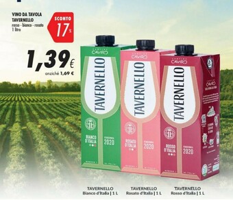Coop Tavernello Vino offerta